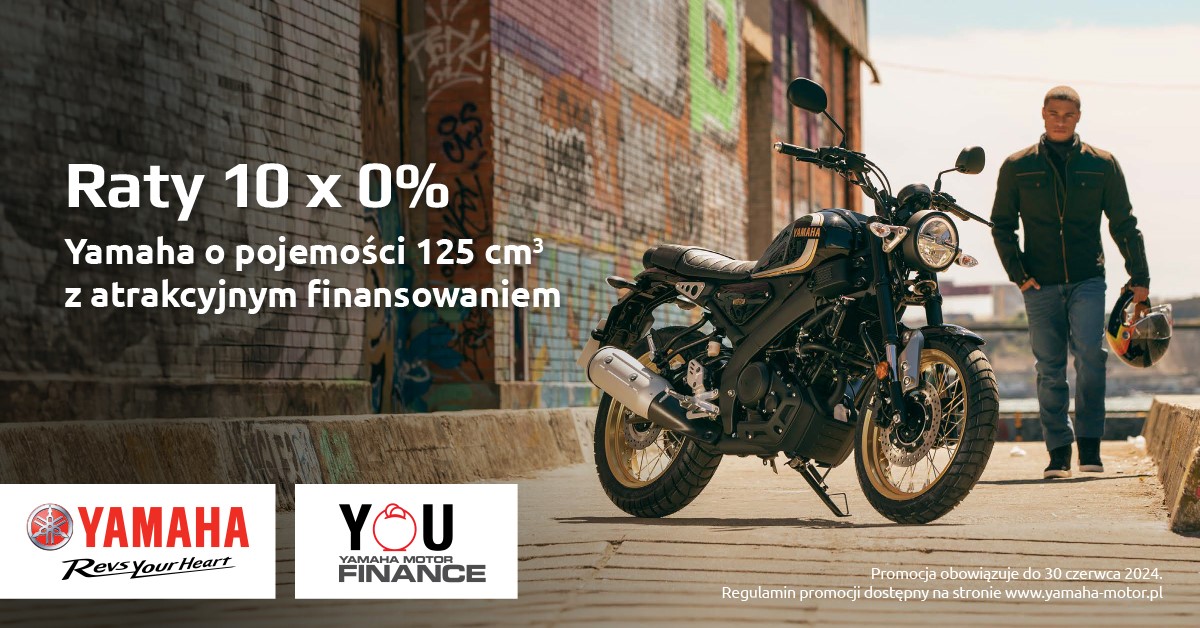 Yamaha ułatwia start z motocyklową przygodą.